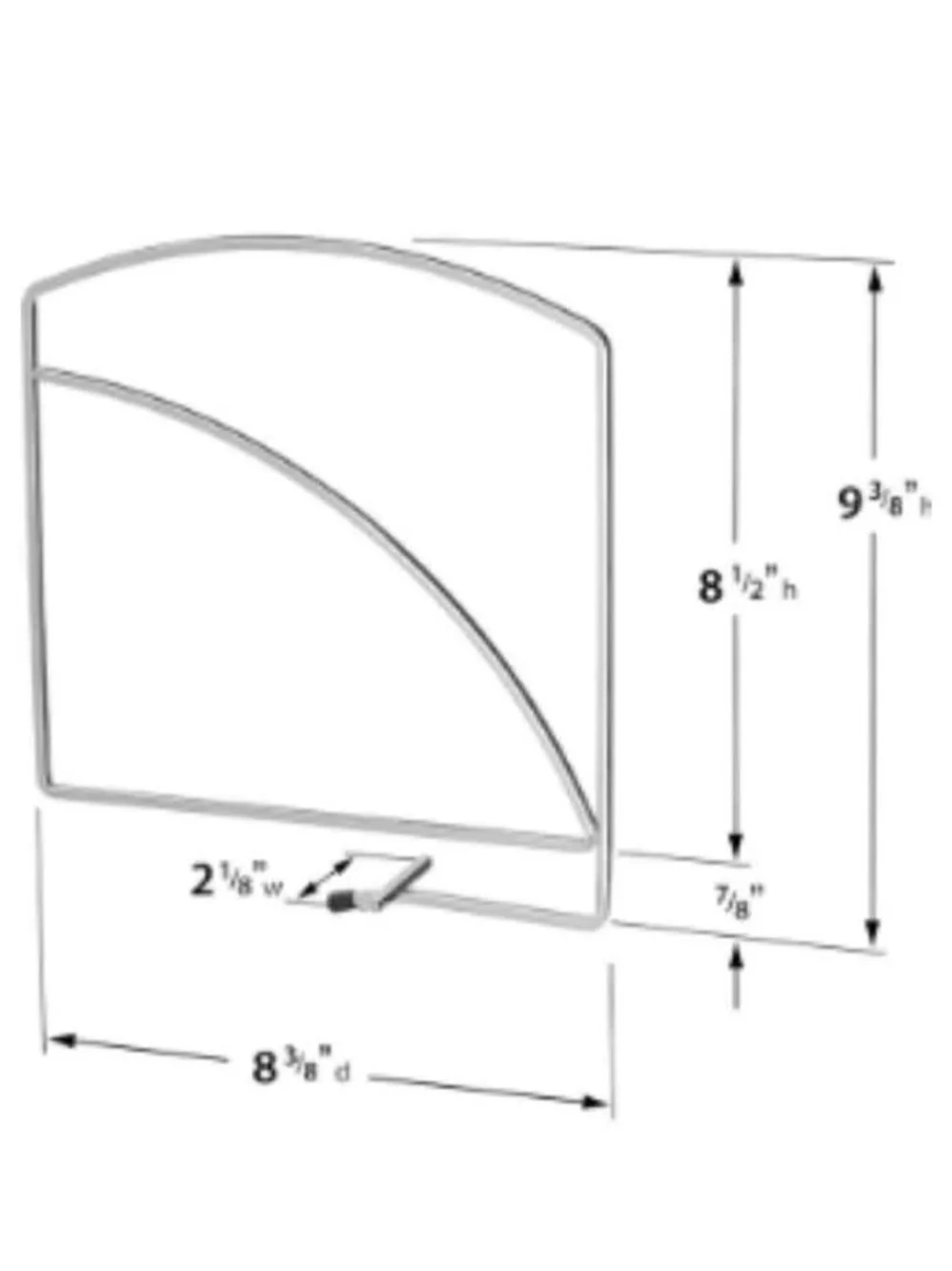 2 Lynk professional home chrome-plated steel shelf dividers used for organizing